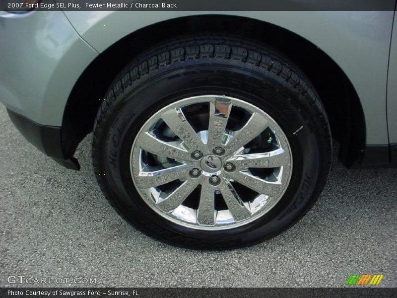 Pewter Metallic / Charcoal Black 2007 Ford Edge SEL Plus