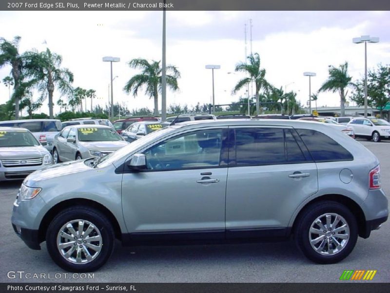 Pewter Metallic / Charcoal Black 2007 Ford Edge SEL Plus