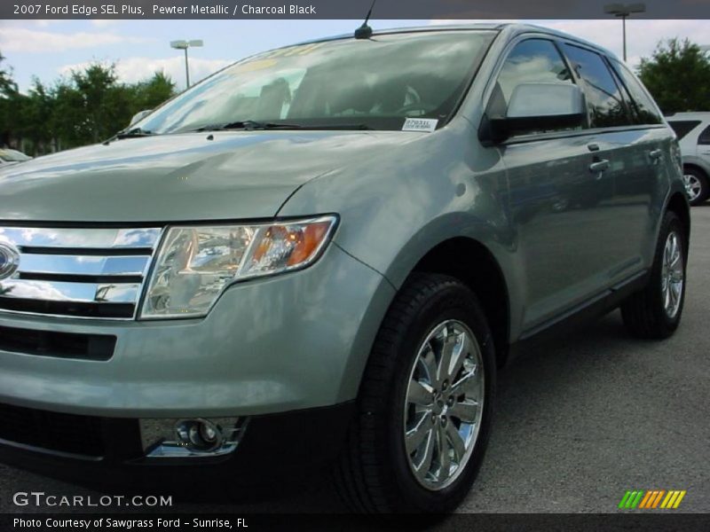 Pewter Metallic / Charcoal Black 2007 Ford Edge SEL Plus