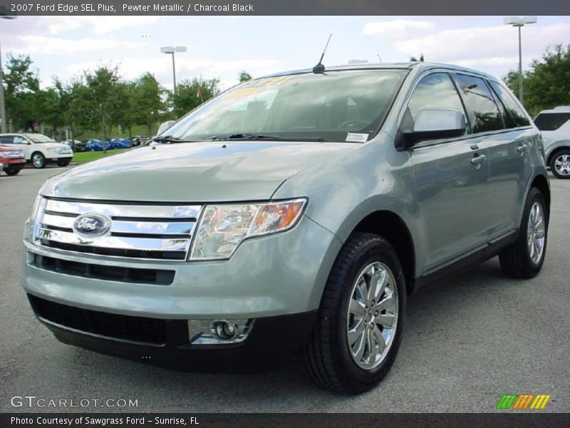 Pewter Metallic / Charcoal Black 2007 Ford Edge SEL Plus