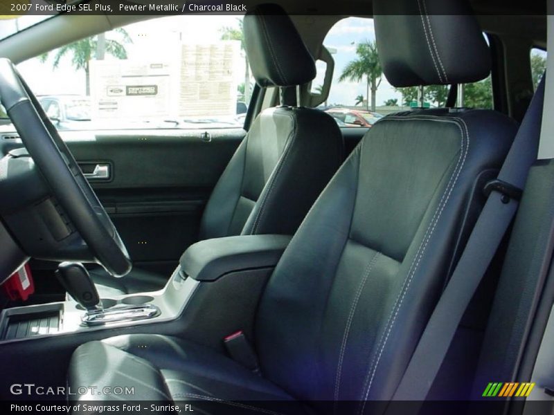 Pewter Metallic / Charcoal Black 2007 Ford Edge SEL Plus