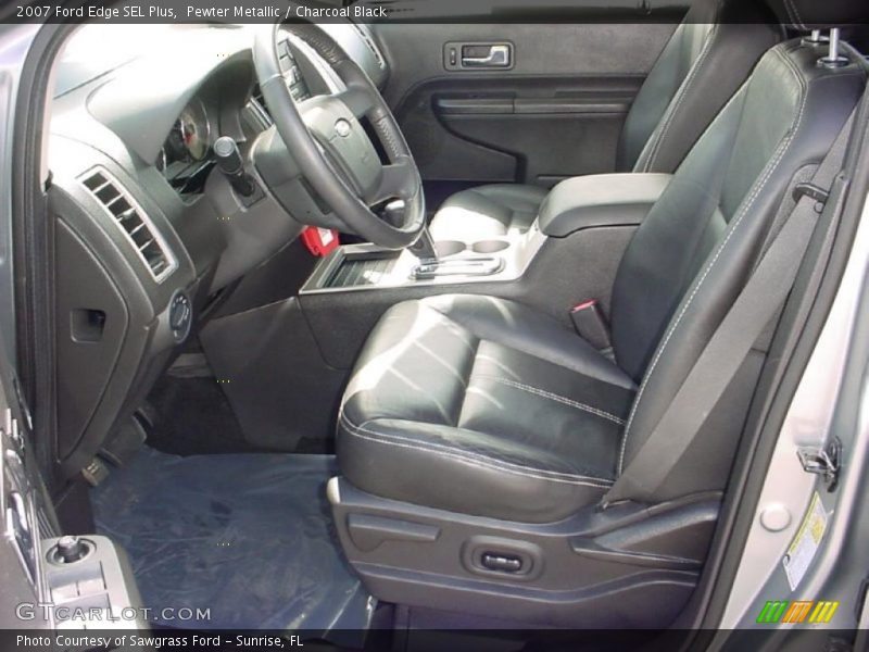 Pewter Metallic / Charcoal Black 2007 Ford Edge SEL Plus