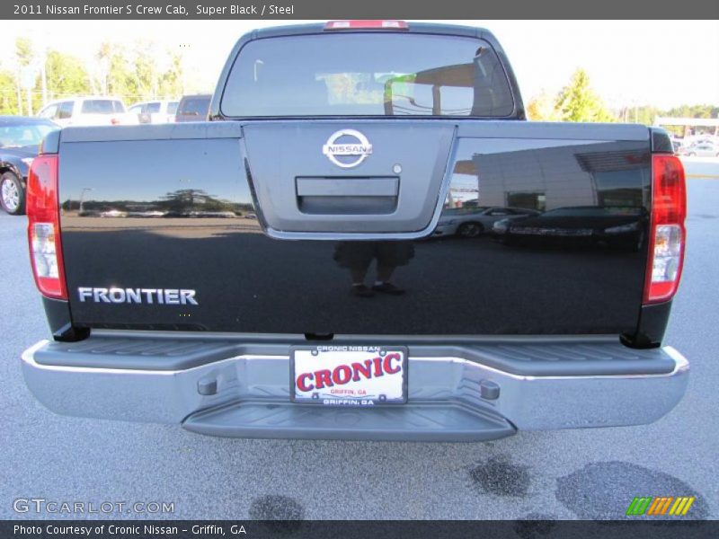 Super Black / Steel 2011 Nissan Frontier S Crew Cab