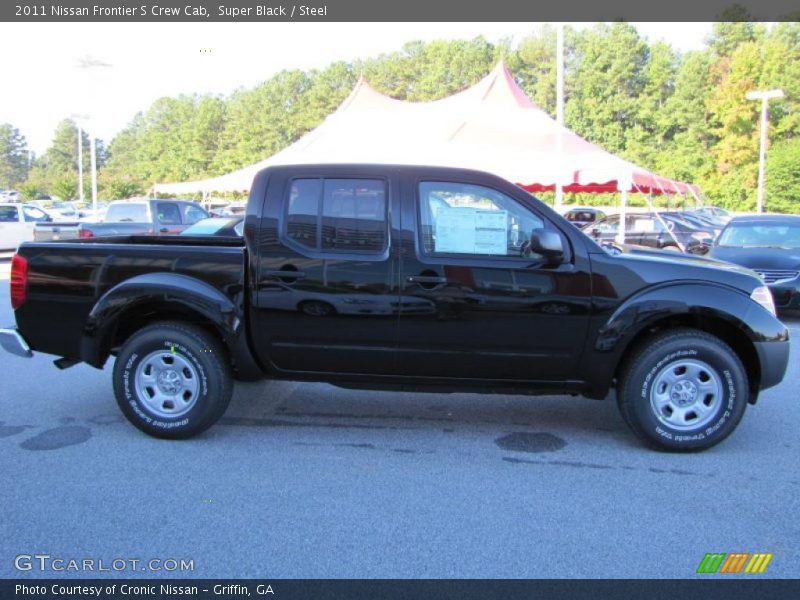 Super Black / Steel 2011 Nissan Frontier S Crew Cab