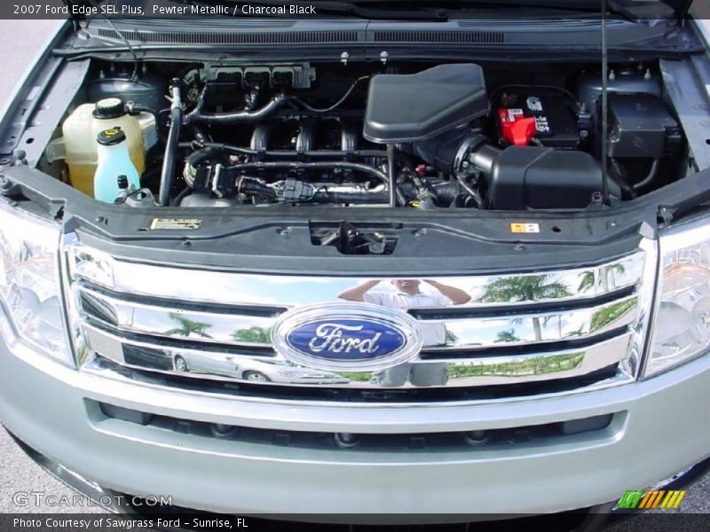 Pewter Metallic / Charcoal Black 2007 Ford Edge SEL Plus