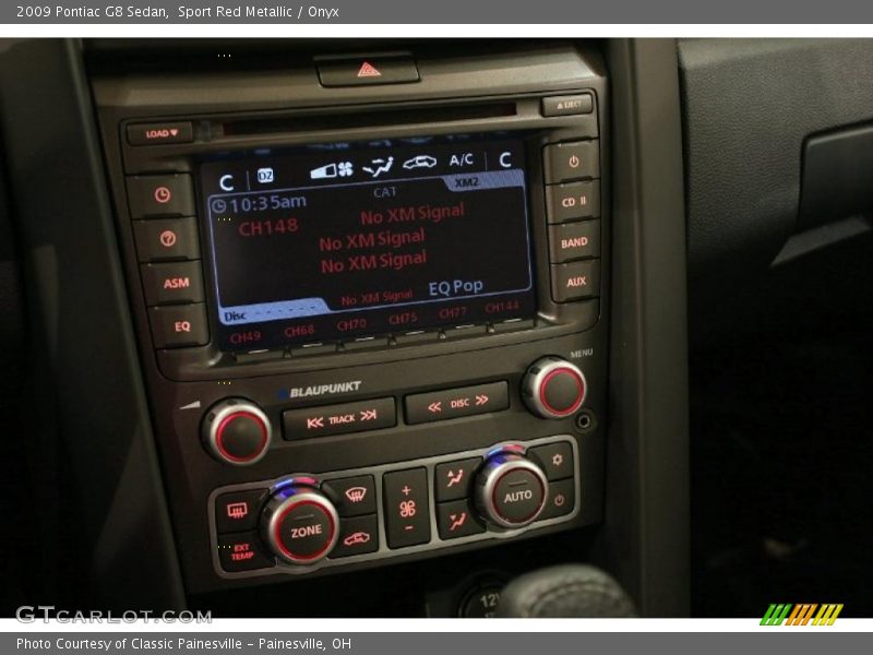 Sport Red Metallic / Onyx 2009 Pontiac G8 Sedan