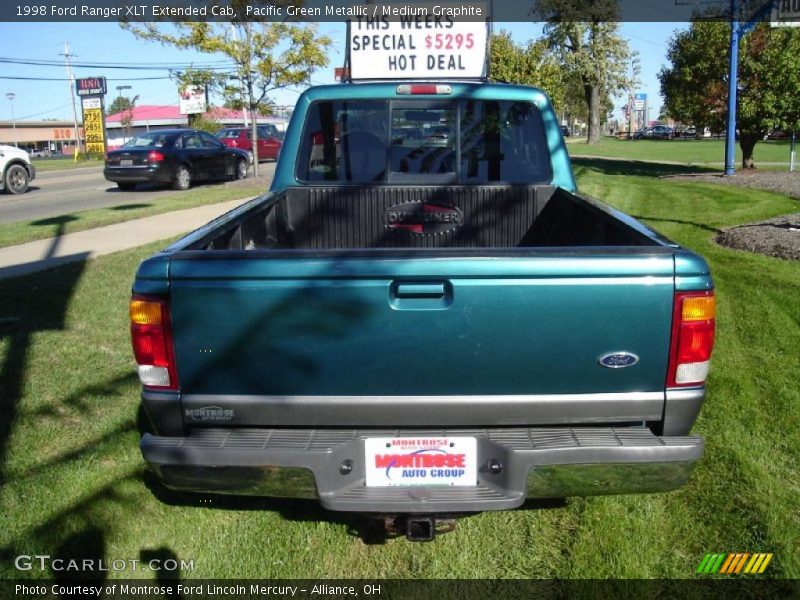 Pacific Green Metallic / Medium Graphite 1998 Ford Ranger XLT Extended Cab