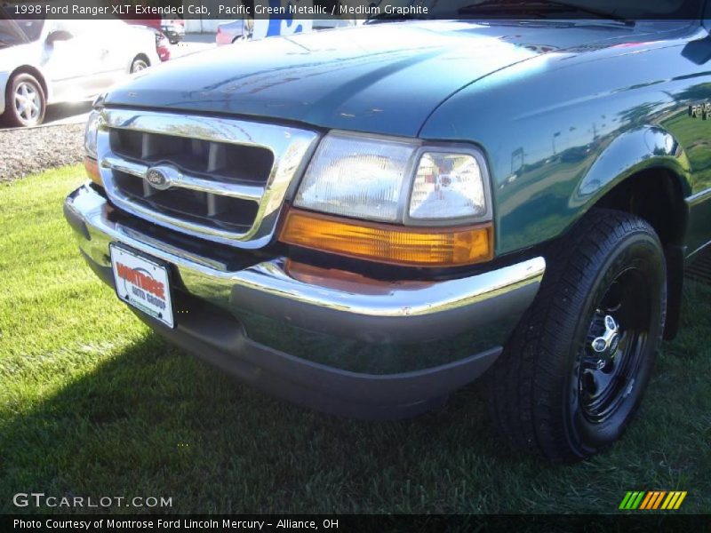 Pacific Green Metallic / Medium Graphite 1998 Ford Ranger XLT Extended Cab