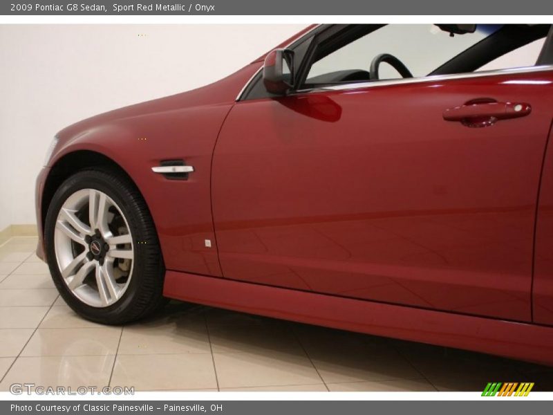 Sport Red Metallic / Onyx 2009 Pontiac G8 Sedan