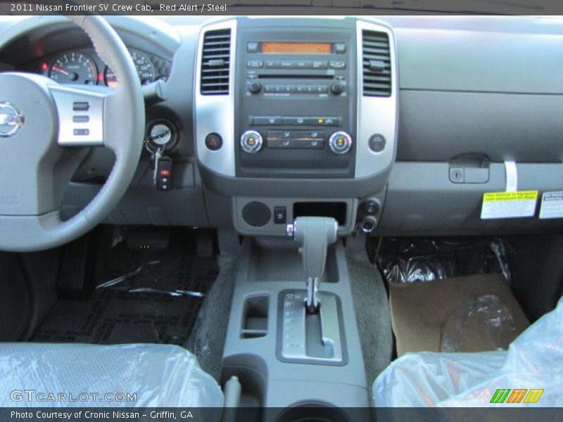  2011 Frontier SV Crew Cab Steel Interior