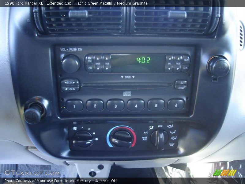 Pacific Green Metallic / Medium Graphite 1998 Ford Ranger XLT Extended Cab