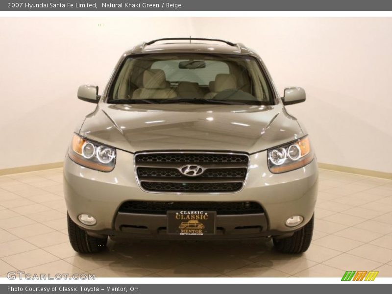 Natural Khaki Green / Beige 2007 Hyundai Santa Fe Limited