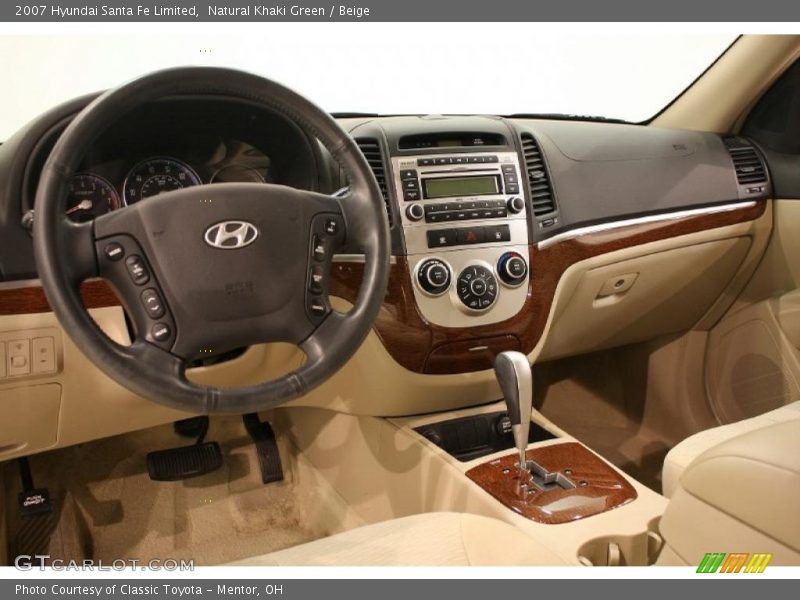 Natural Khaki Green / Beige 2007 Hyundai Santa Fe Limited