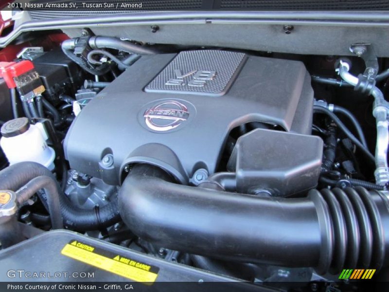  2011 Armada SV Engine - 5.6 Liter Flex-Fuel DOHC 32-Valve CVTCS V8