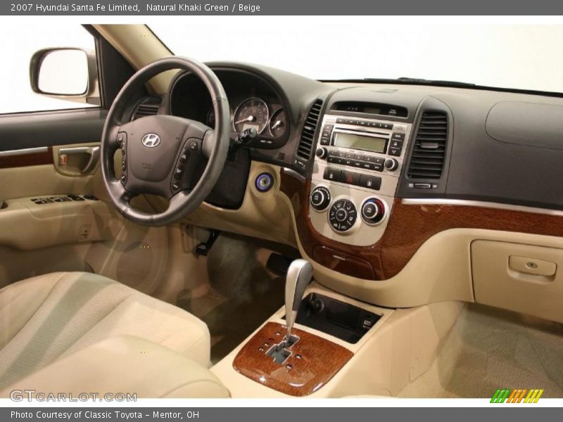 Natural Khaki Green / Beige 2007 Hyundai Santa Fe Limited