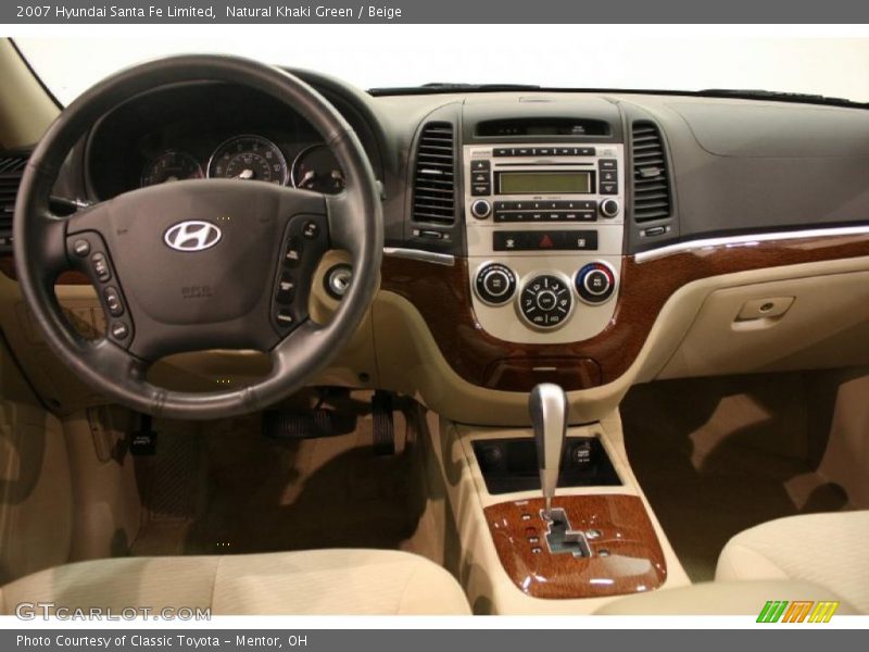 Natural Khaki Green / Beige 2007 Hyundai Santa Fe Limited