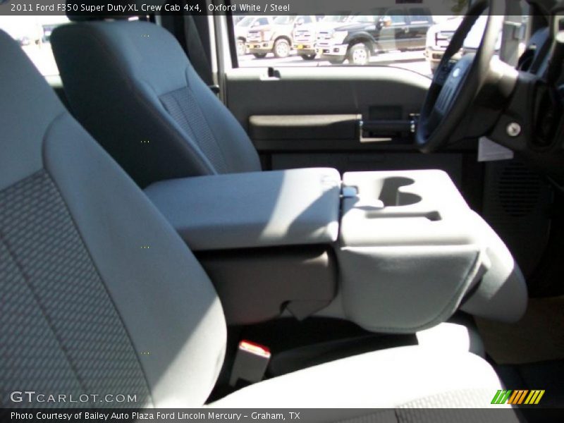 Oxford White / Steel 2011 Ford F350 Super Duty XL Crew Cab 4x4