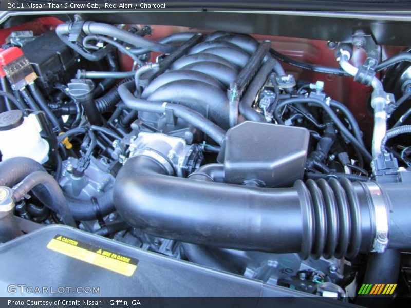  2011 Titan S Crew Cab Engine - 5.6 Liter Flex-Fuel DOHC 32-Valve CVTCS V8