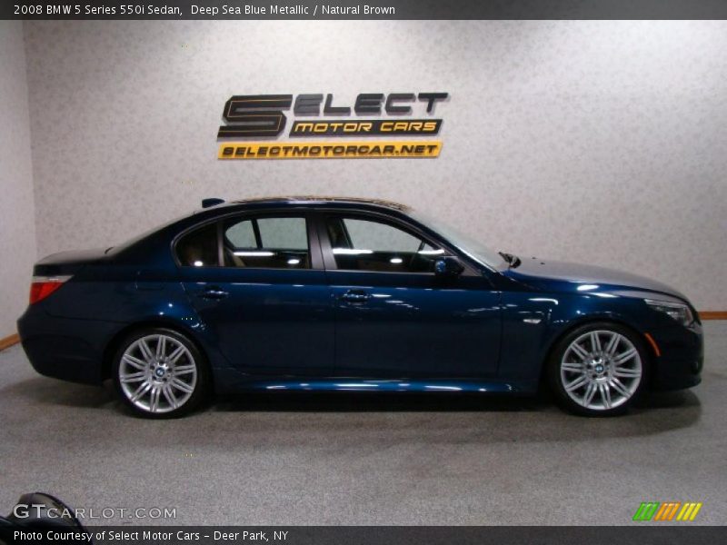 Deep sea blue metallic 2008 bmw 5 #4