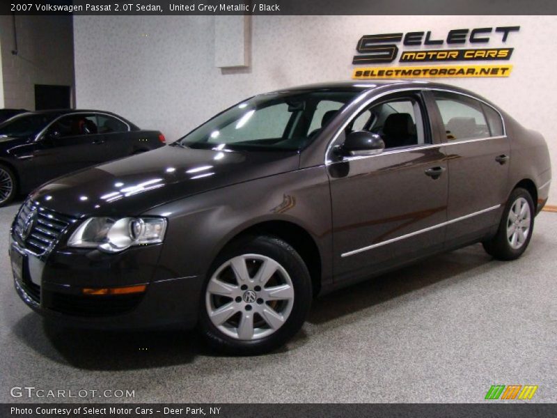 United Grey Metallic / Black 2007 Volkswagen Passat 2.0T Sedan