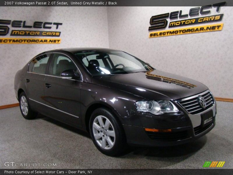 United Grey Metallic / Black 2007 Volkswagen Passat 2.0T Sedan