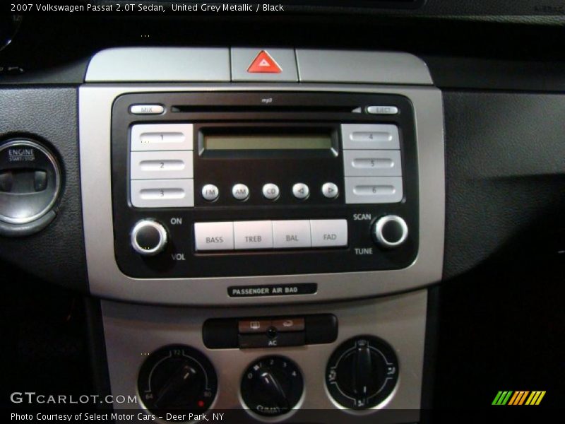 United Grey Metallic / Black 2007 Volkswagen Passat 2.0T Sedan