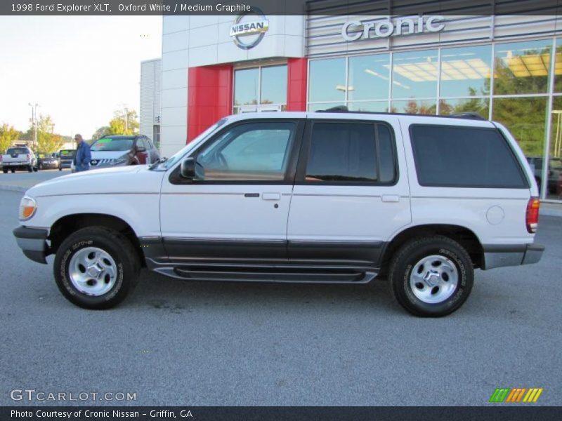 Oxford White / Medium Graphite 1998 Ford Explorer XLT