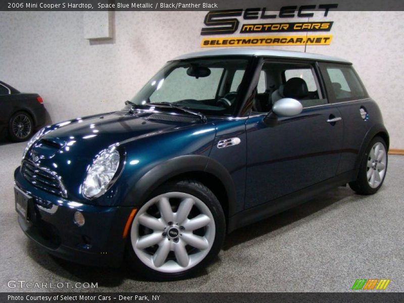 Space Blue Metallic / Black/Panther Black 2006 Mini Cooper S Hardtop