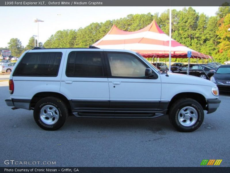 Oxford White / Medium Graphite 1998 Ford Explorer XLT