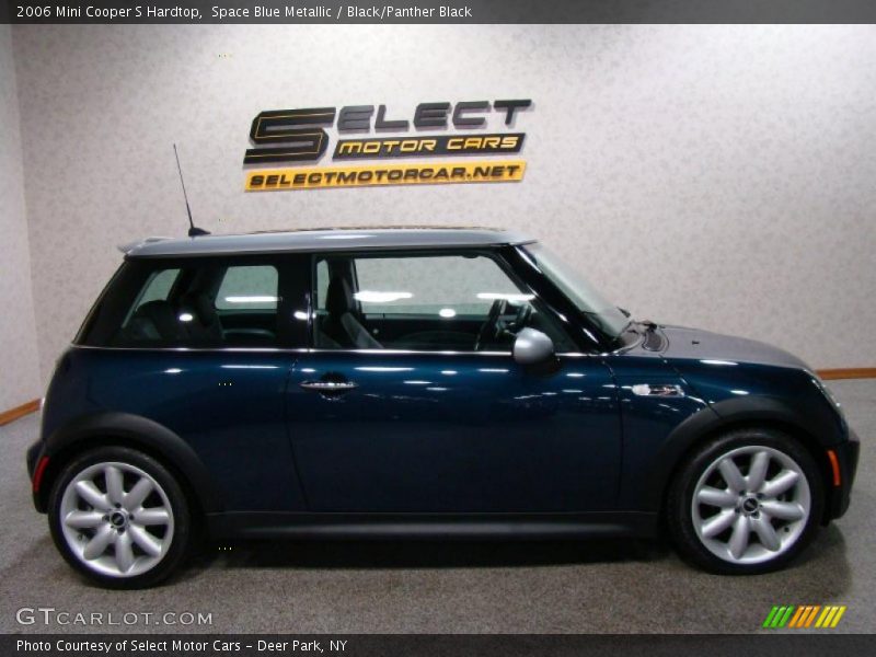 Space Blue Metallic / Black/Panther Black 2006 Mini Cooper S Hardtop
