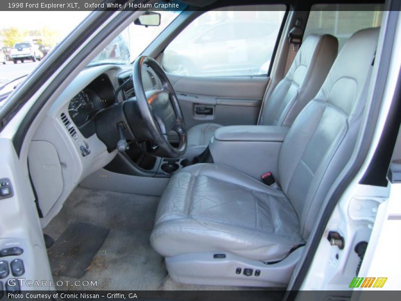 Oxford White / Medium Graphite 1998 Ford Explorer XLT