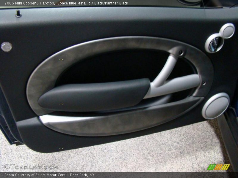 Space Blue Metallic / Black/Panther Black 2006 Mini Cooper S Hardtop