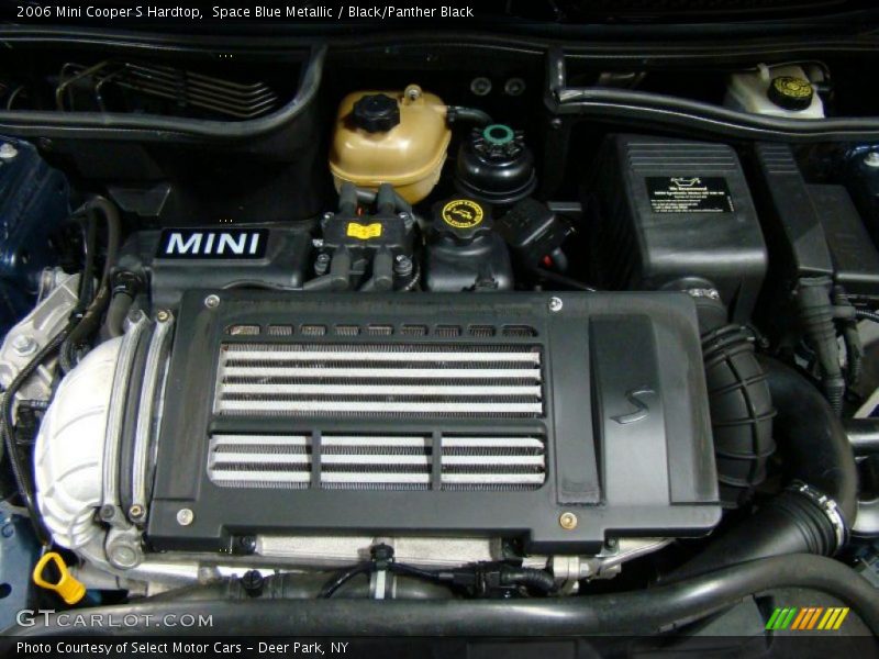 Space Blue Metallic / Black/Panther Black 2006 Mini Cooper S Hardtop