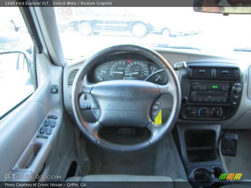 Oxford White / Medium Graphite 1998 Ford Explorer XLT