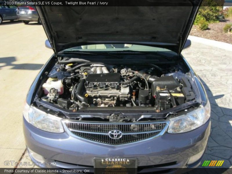 Twilight Blue Pearl / Ivory 2000 Toyota Solara SLE V6 Coupe