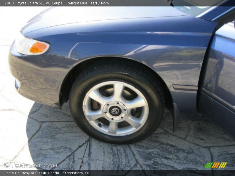 Twilight Blue Pearl / Ivory 2000 Toyota Solara SLE V6 Coupe