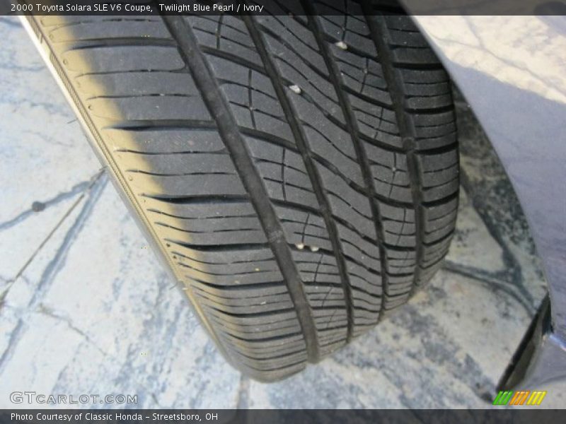 Twilight Blue Pearl / Ivory 2000 Toyota Solara SLE V6 Coupe