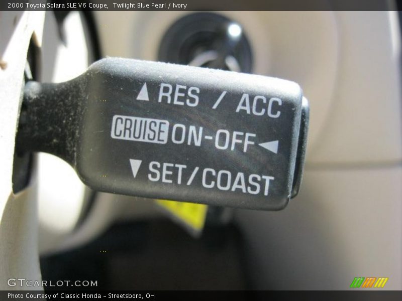 Twilight Blue Pearl / Ivory 2000 Toyota Solara SLE V6 Coupe