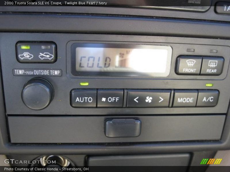 Twilight Blue Pearl / Ivory 2000 Toyota Solara SLE V6 Coupe