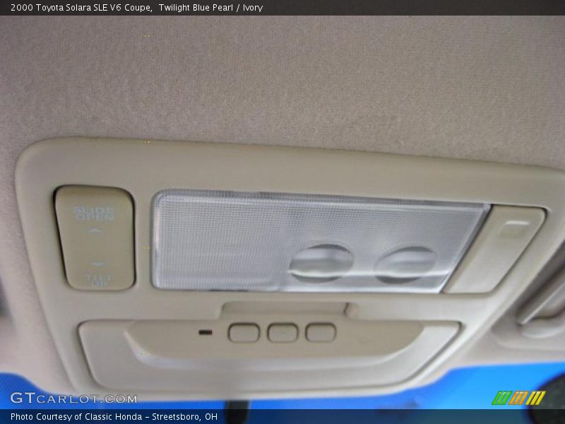 Twilight Blue Pearl / Ivory 2000 Toyota Solara SLE V6 Coupe