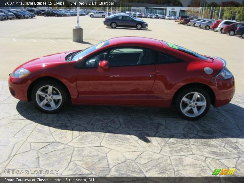 Pure Red / Dark Charcoal 2007 Mitsubishi Eclipse GS Coupe