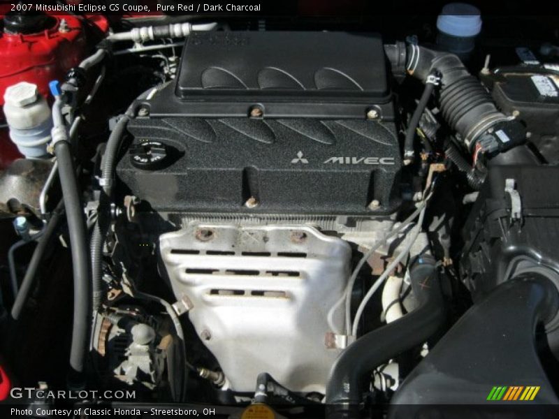 Pure Red / Dark Charcoal 2007 Mitsubishi Eclipse GS Coupe