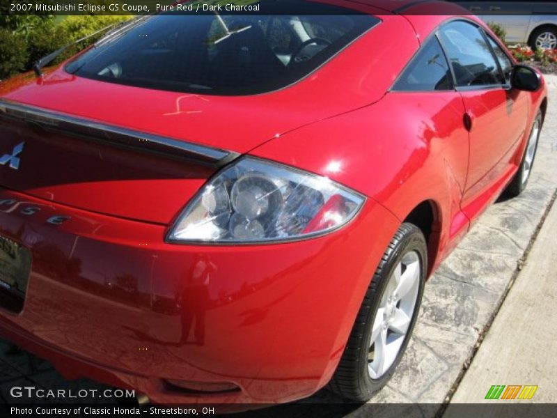 Pure Red / Dark Charcoal 2007 Mitsubishi Eclipse GS Coupe