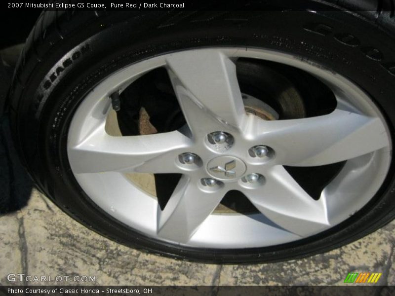 Pure Red / Dark Charcoal 2007 Mitsubishi Eclipse GS Coupe