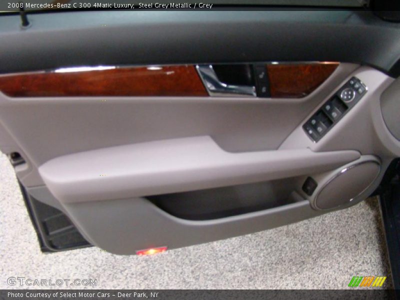 Steel Grey Metallic / Grey 2008 Mercedes-Benz C 300 4Matic Luxury