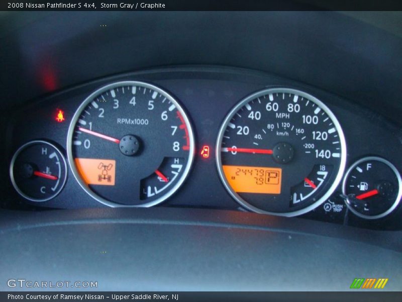 Storm Gray / Graphite 2008 Nissan Pathfinder S 4x4