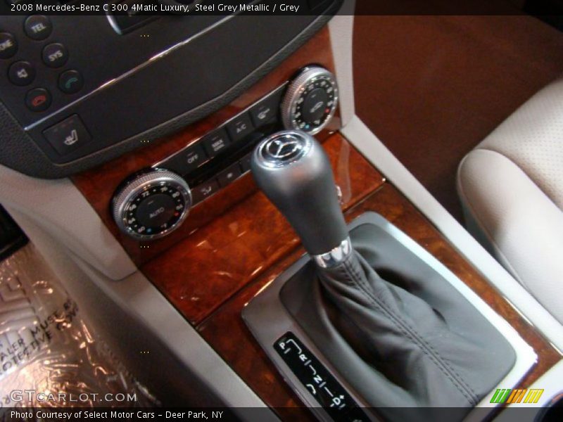 Steel Grey Metallic / Grey 2008 Mercedes-Benz C 300 4Matic Luxury