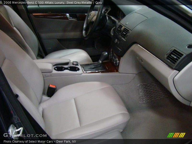 Steel Grey Metallic / Grey 2008 Mercedes-Benz C 300 4Matic Luxury
