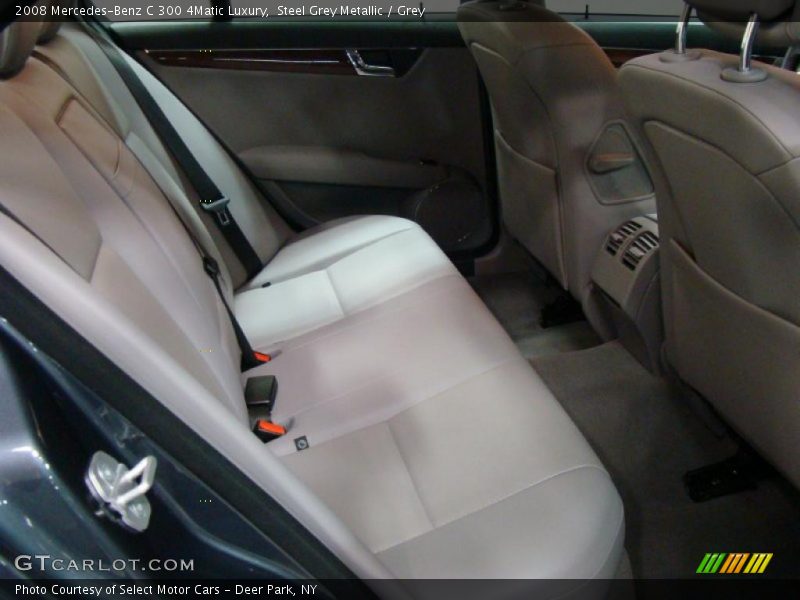 Steel Grey Metallic / Grey 2008 Mercedes-Benz C 300 4Matic Luxury