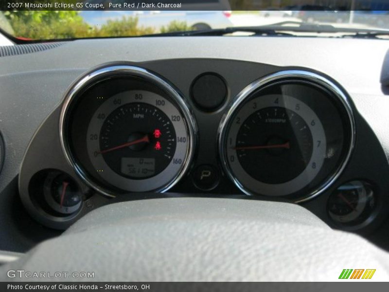 Pure Red / Dark Charcoal 2007 Mitsubishi Eclipse GS Coupe